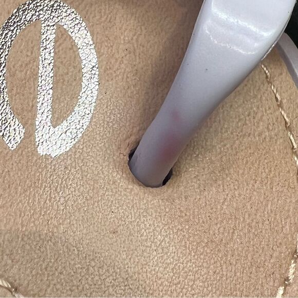 Bebe girls jelly sandals - size 7/8- white Chiffon Flower Girl NWT - Picture 5 of 5